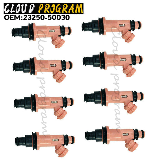 8PCS 23250-50030 Fuel Injector for Lexus 02-2010 SC/LS/GS-400/430 4.0L 4.3L V8 v