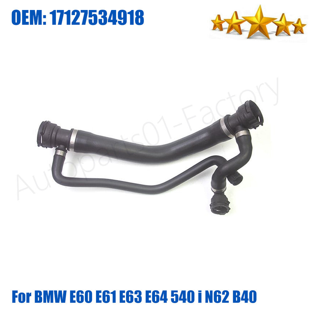 17127534918 Upper Radiator Coolant Hose for BMW E60 E61 E63 E64 540 i N62 B40