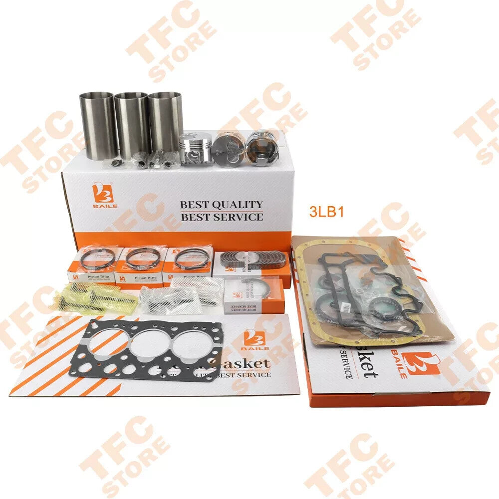 Overhaul Rebuild Kit for ISUZU 3LB1 Engine Piston Ring Cylinder Liner Gasket kit