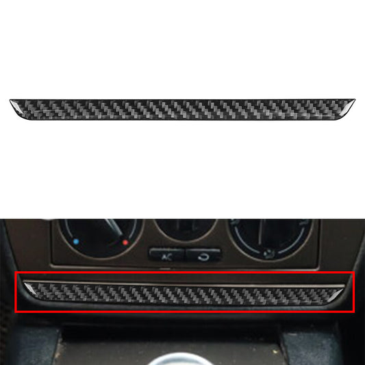 Radio CD Lower Panel Cover Trim Strip for Volkswagen for Passat B5 2001-2005 Black