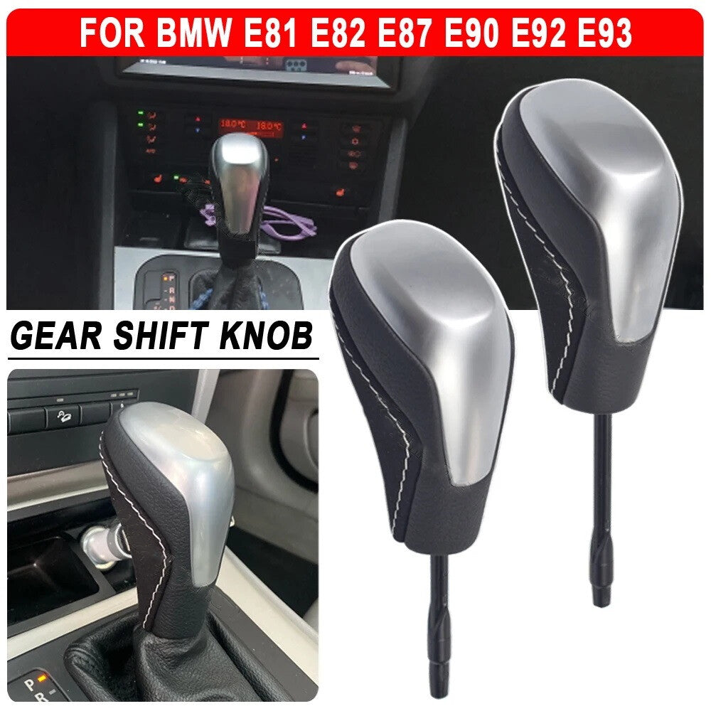 Automatic Gear Shift Knob Shifter fits for BMW E82 E87 E81 E90 E91 E92 25162153758 Q