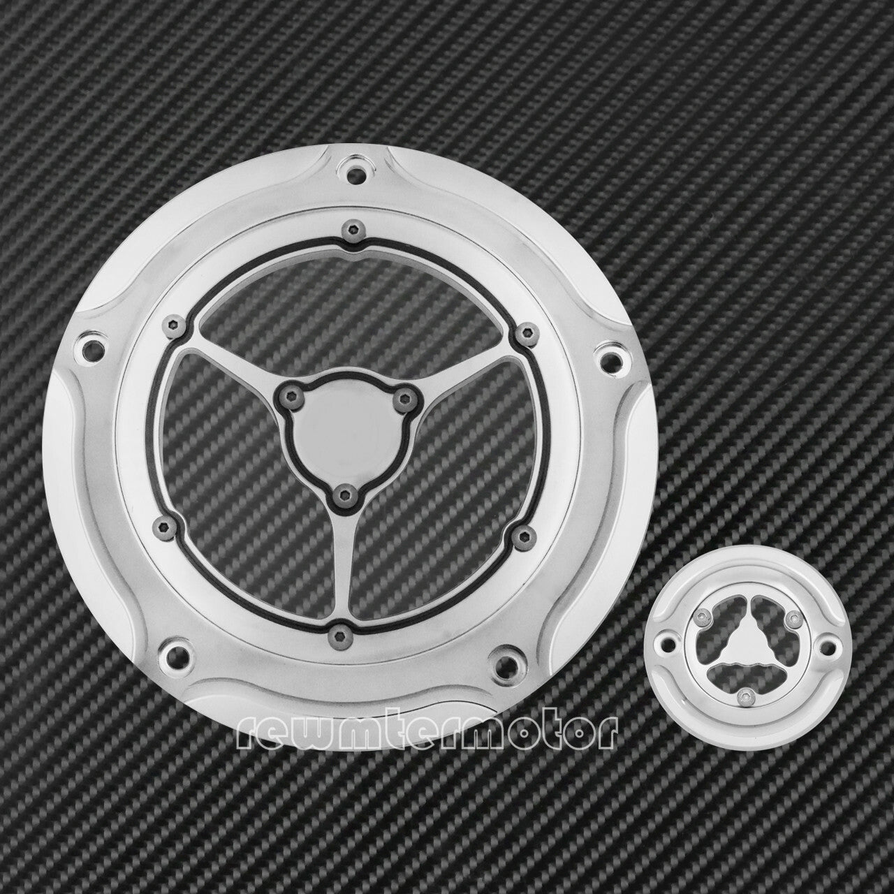Clarity All Chrome Derby Cover Timing Cover Fit for Harley Touring FLH/T 2016-20