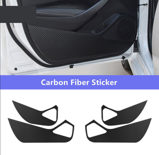 Carbon fiber car door handle cover decoration suitable for Mini Cooper R55 R56 R60 R61 F55- v