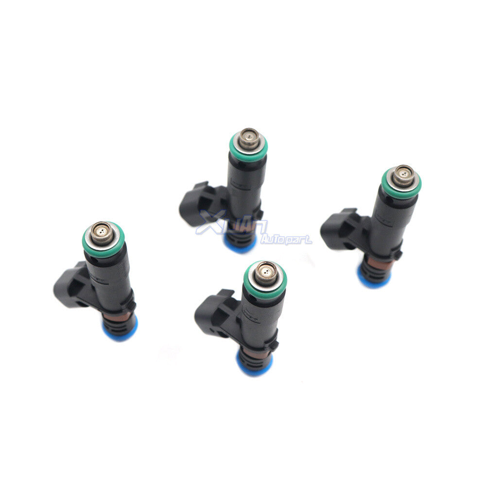 4-pack 04593986AB fuel injectors for Jeep Cherokee, Compass, for Chrysler 200, for Fiat 500X- v