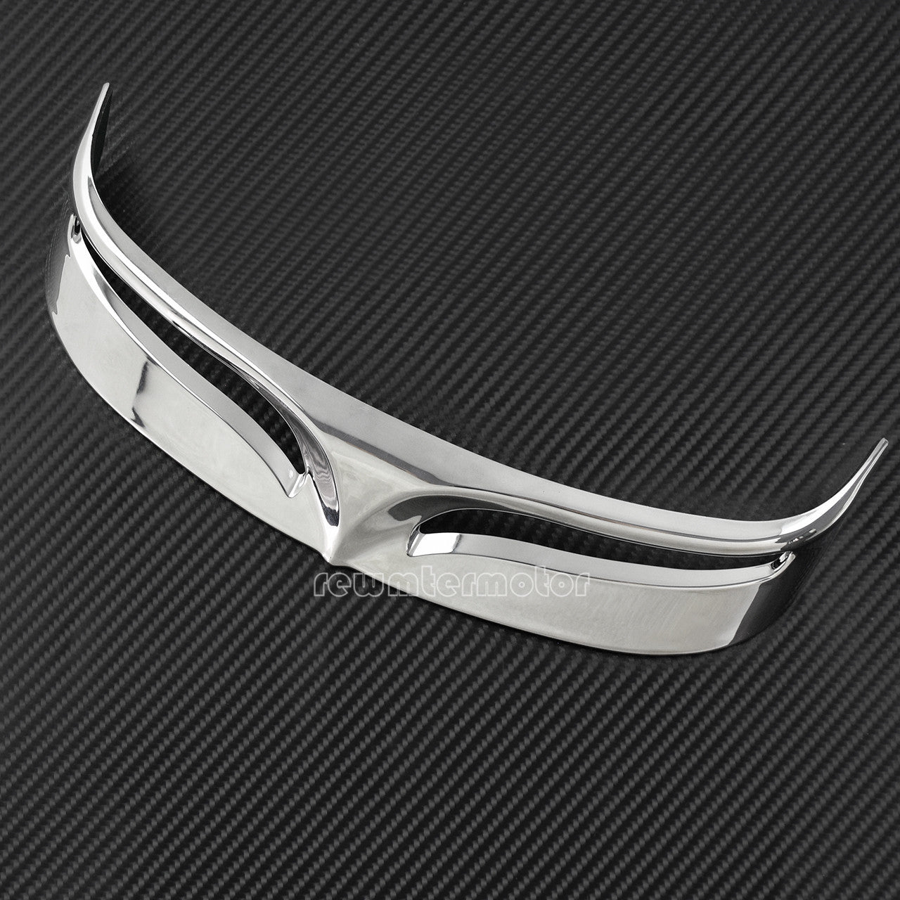 Chrome Rear Trailing Edge Fender Tip Fit for Harley Fatboy FLSTF 07-17 FLSTFB 10 Q