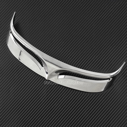 Chrome Rear Trailing Edge Fender Tip Fit for Harley Fatboy FLSTF 07-17 FLSTFB 10 Q