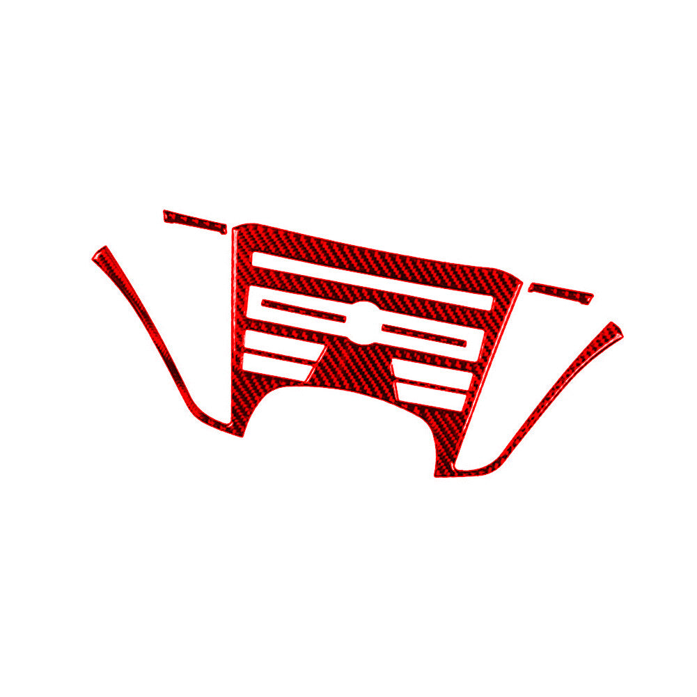 Red Carbon Fiber Door Sill Anti-Step Cover Trim For X5 E70 X6 E71 2008-2013 v