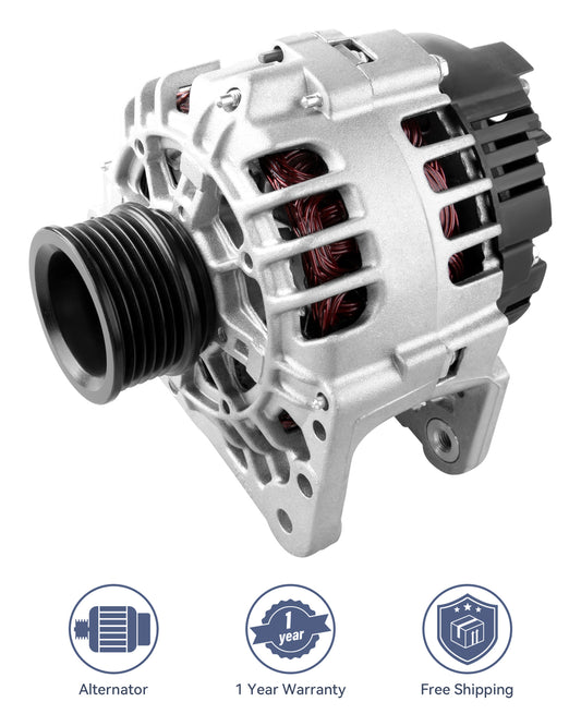 1PC 12 Voltage Alternator Fit for 1999-2005 for Volkswagen Beetle 2.0L IA1147