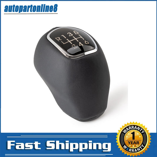 1PC Leather Gear Shift Knob Lever 6-Speed 437113W400HU for KIA 2012-15 RIO RIO5 Q