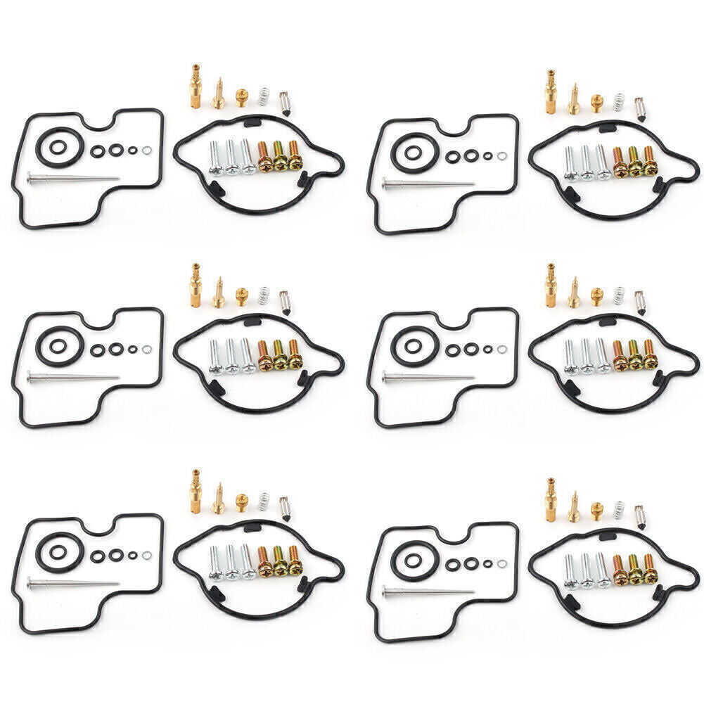 6 Sets Carburetor Repair Kits Fit for Honda GL1500C GL1500CT Tour Valkyrie 1500 Q