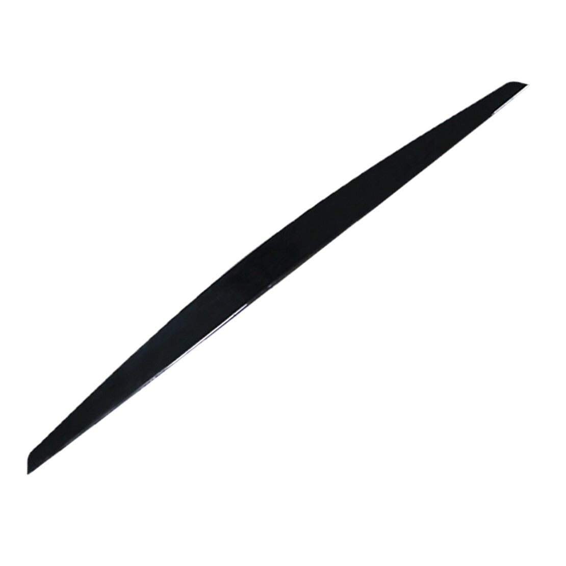 120cm Black Universal Car Rear Roof Lip Spoiler Tail Trunk Wing Sticker Use Q