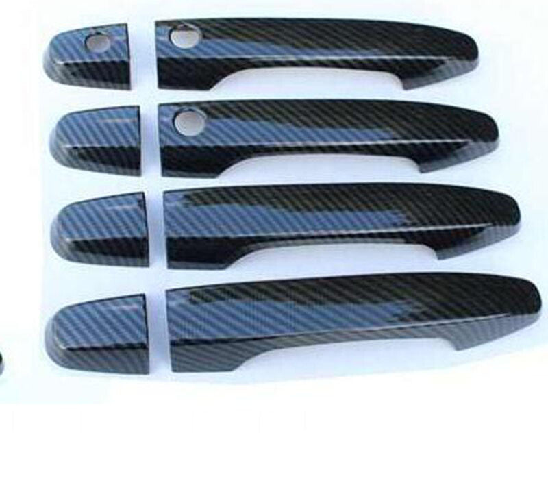 for Honda for Civic 2012-2015 Sedan Side Door Handle Cover Carbon Fiber for Smart Holes