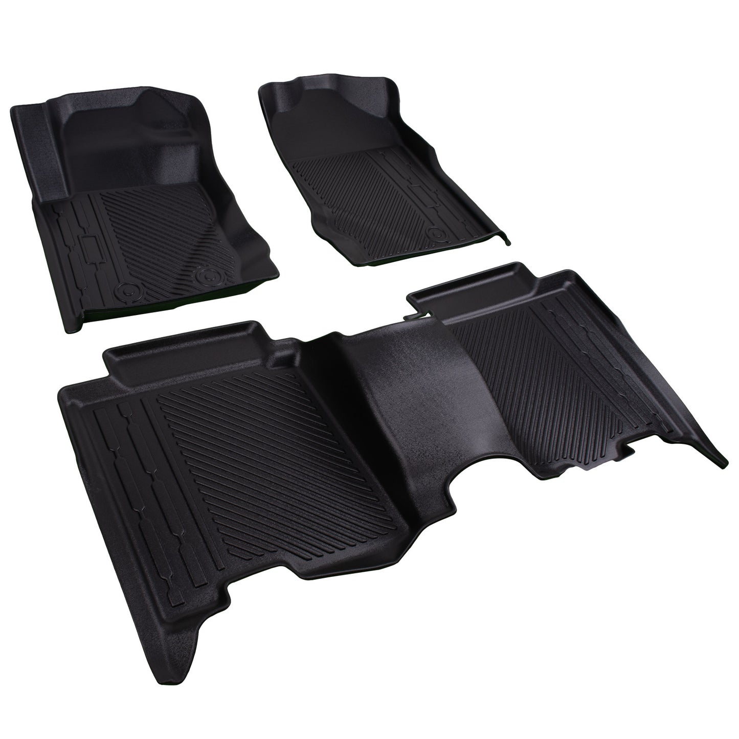 Fit  for ford  Bronco 4-Door 2021-2023 Car Floor Mats Carpet TPE Waterproof Black Q