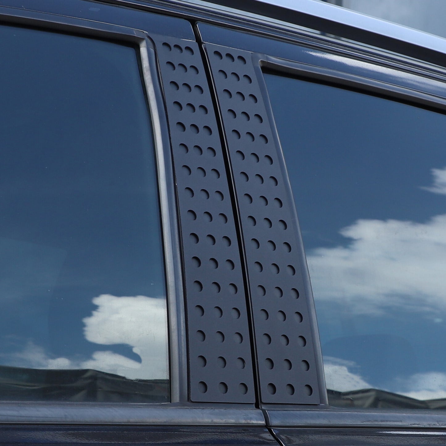Exterior window B pillar cover trim panel for Ranger 2015-2021 4 pieces n