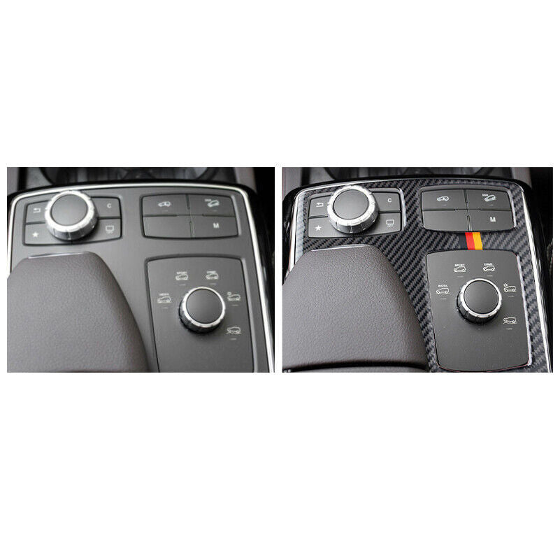Carbon fiber gear multimedia panel for GLE 2015 - 2018 GLS ML GL- n