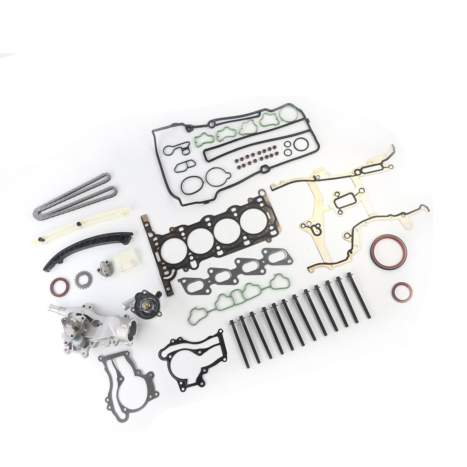 Head Gasket Bolts Timing Chain Kit for 11-15 for Chevy Sonic for Cruze for Buick 1.4L L4