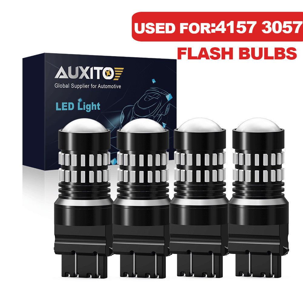 Limo Plus 3057 3457 Super Red Alert Flashing Light Flashing Light LED Brake Tail Light Bulb - v