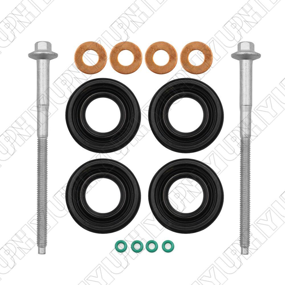 for Ford Transit Mk7 2.2 TDCi Diesel Injector Seal kit with Injector Clamp Bolts Q