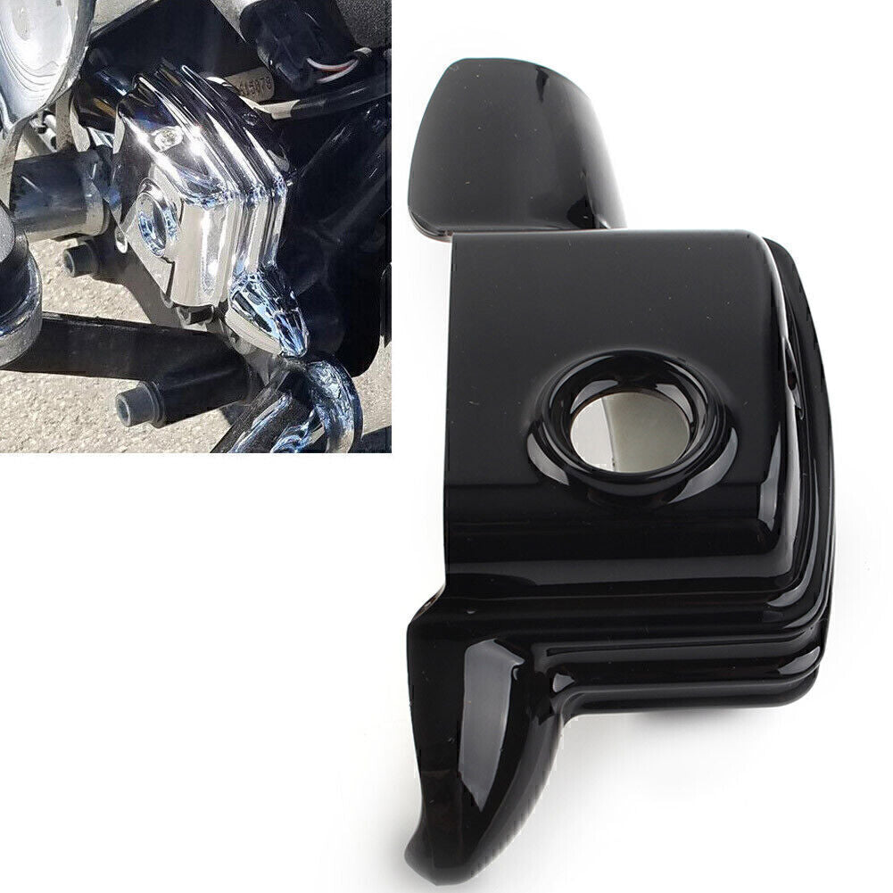 Rear Brake Master Cylinder Cover Black for Harley Touring Electra Glide 2008-21 Q