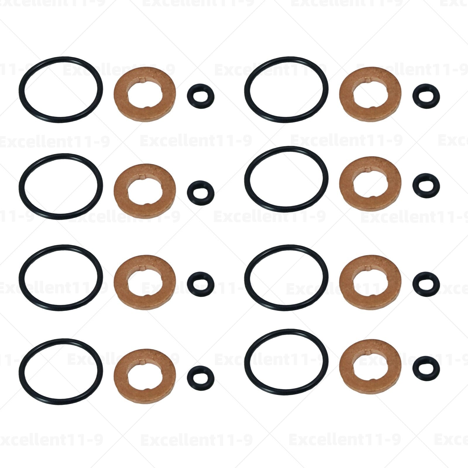 8-piece injector nozzle sealing gasket kit for Audi A4, Q5, and Touareg 059130519B- n