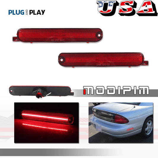 2-piece set with red LED lights on the back for the 95-01 Lumina and 95-99 Monte Carlo models- v