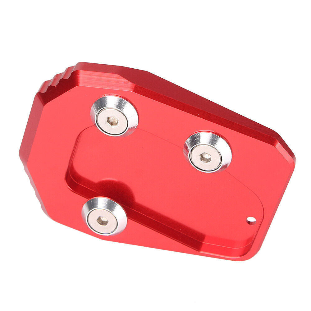 Kickstand Side Foot Stand Extension Pad for Yamaha MT09 2013 2014 2015 2016 Red Q