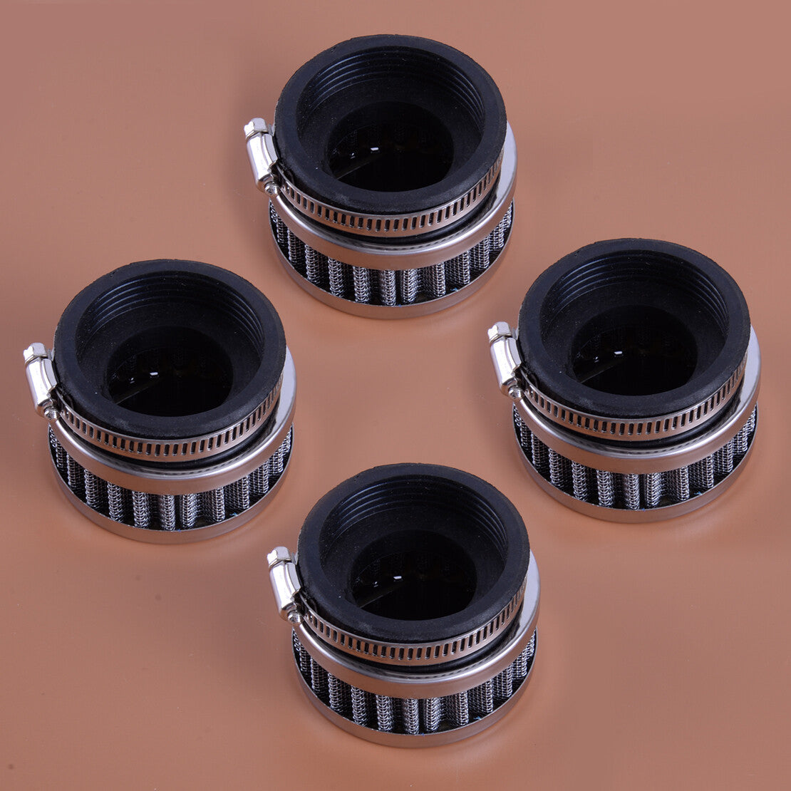 4x 52-58mm Carb Air Filters Cleaners Pod Fits Motorcycle Pit Dirt Bike Scooter v