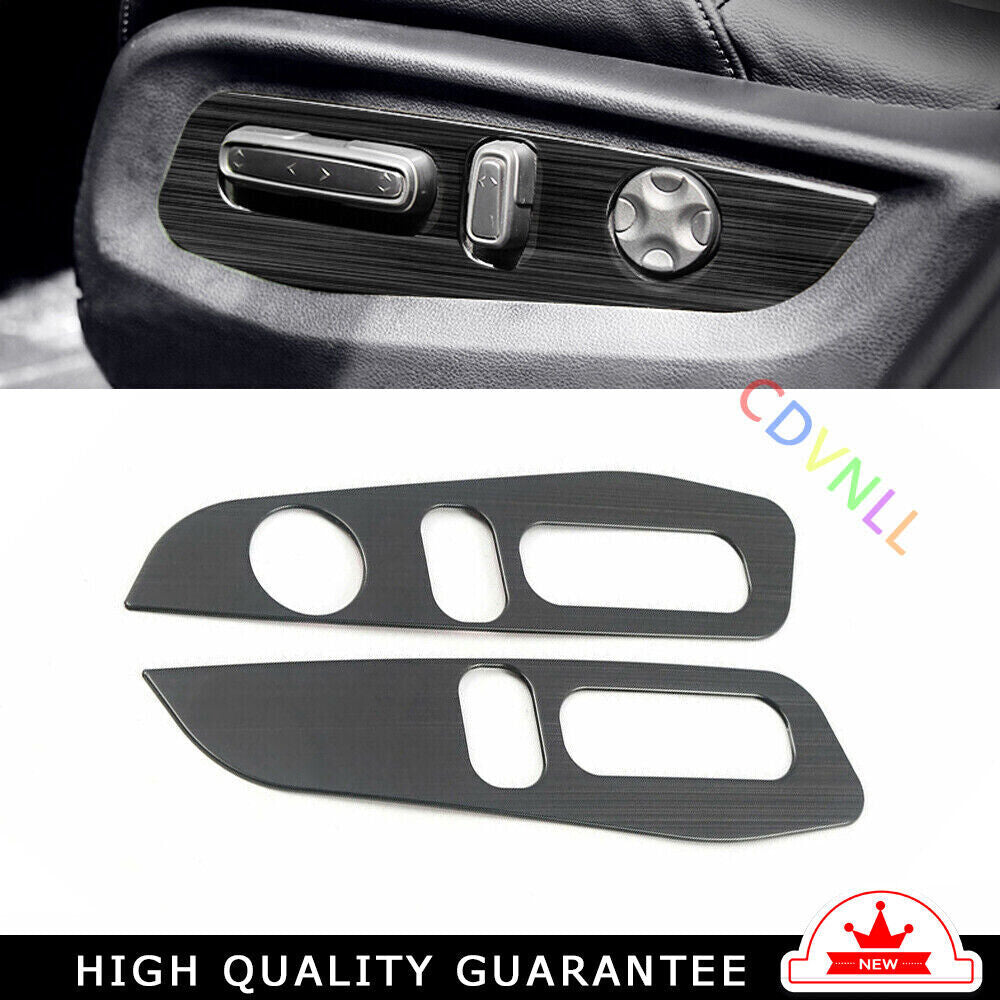 for Seat Adjustment Button Panel Trim 2 for Honda CRV CR-V 2017-2022 Black Titanium