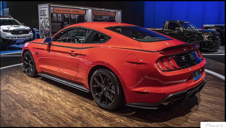 for Mustang 2018-2022 RTR Style Side Skirts Extension Lip Spoiler n
