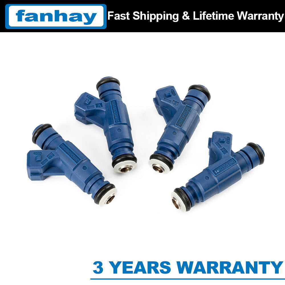 4X For 2001-2006 for Audi for A4 turbo Fuel Injector Repair Kits 0280156065 06B133551M