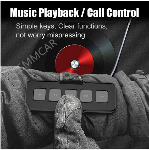 Bluetooth Remote Controller Media Button Motorcycle Switch Hands-free Waterproof