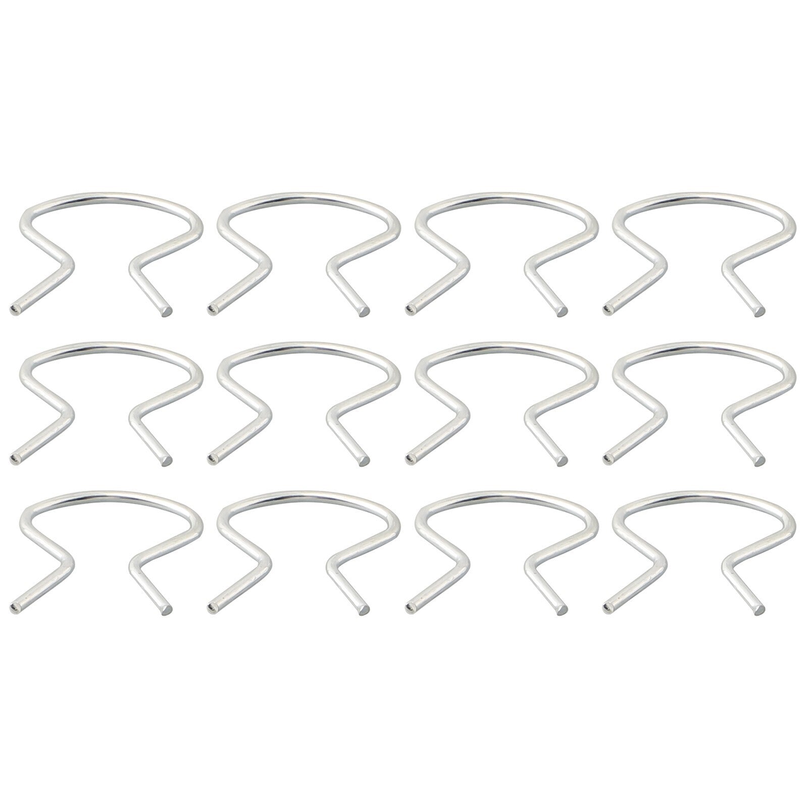 Crank retainer door handle horseshoe clip set, 12-piece clip type, left and right.