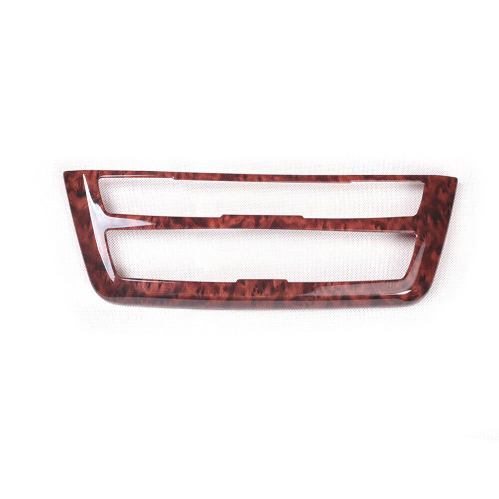 Fit for BMW 3 Series 2014-18 Wood Grain Central AC Button Control Panel Trim 1P