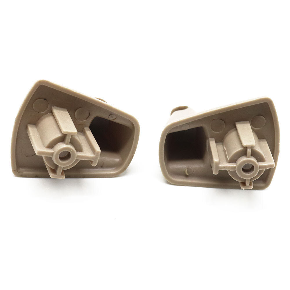 2X Beige Sun Visor Holder Hook Clips for Chrysler 300 300C for Dodge for Charger Magnum