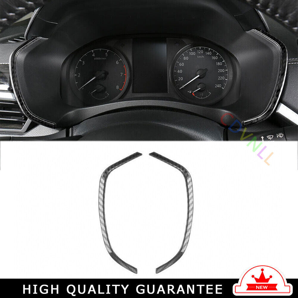Middle Console Dashboard Panel Trim for Nissan Altima 2019-22 Steel Carbon Fiber