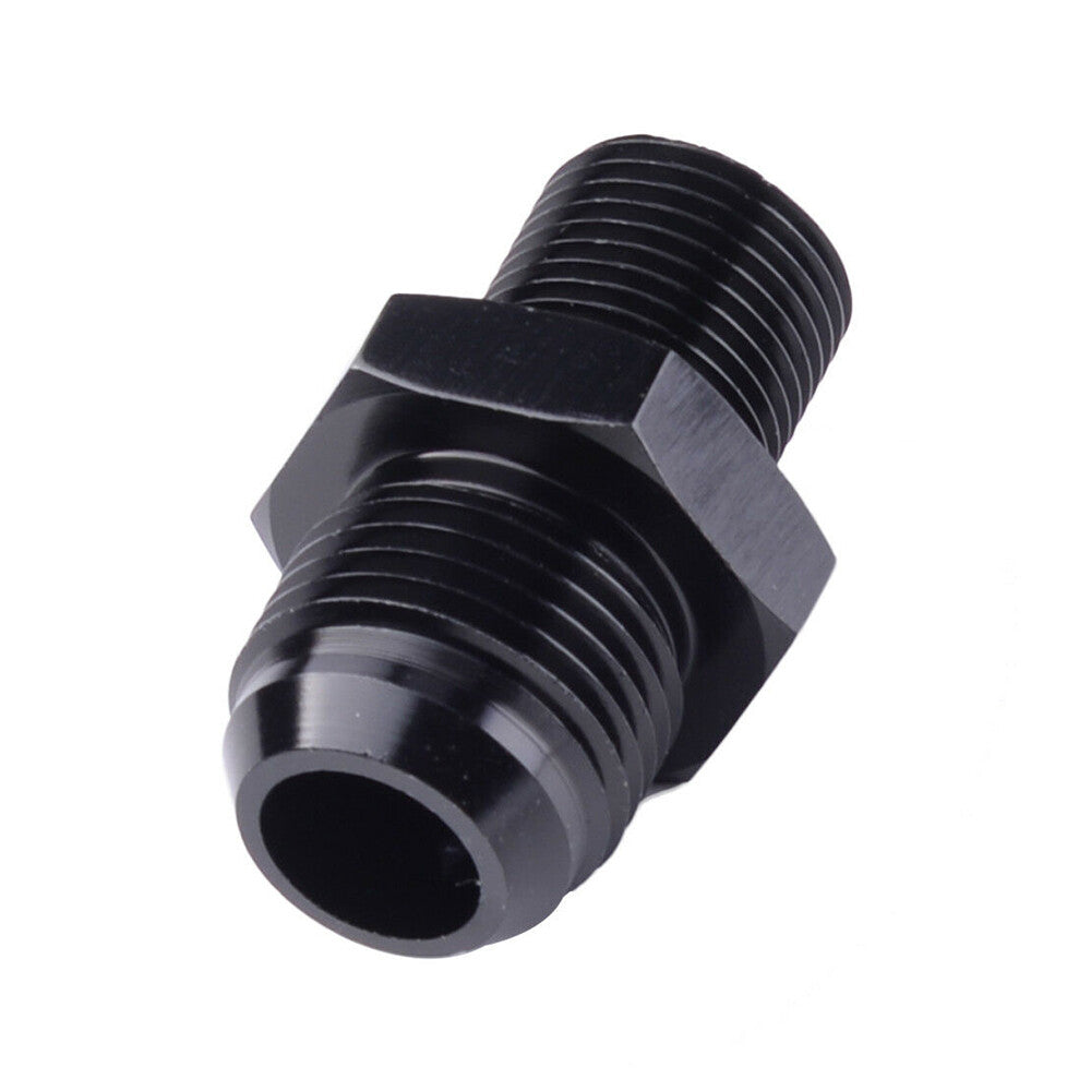 Black Male 10 AN 10AN AN-10 To M18 x 1.5 ( mm ) Metric Straight Fitting Q