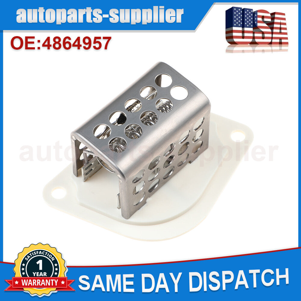 Heater blower motor resistance 4864957, suitable for 1997-2001 for Jeep Cherokee TJ for Wrangler .