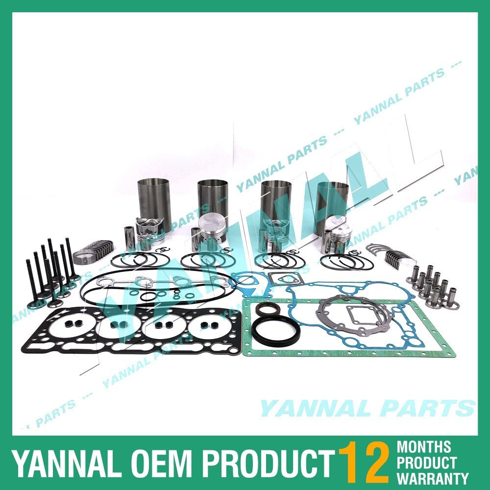 Kubota V1305 Reconstruction and Overhaul Kit with Washers and Bearings