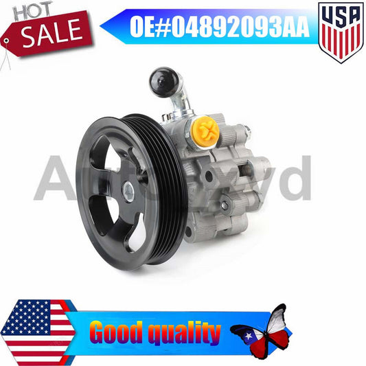 1X 04892093AA Power Steering Pump with Pulley for Dodge for Challenger for Chrysler 300 Q