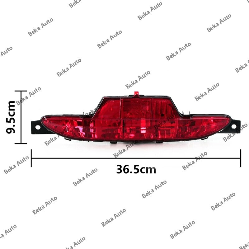 1Pcs for PEUGEOT 208 2012 2013-2020 Rear Bumper Brake Light Rear Red Fog Lamp