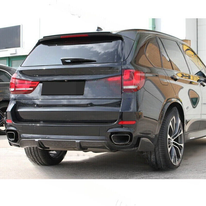carbon fiber rear bumper diffuser splitter for BMW F15 X5 M Sport 2014-18 Q