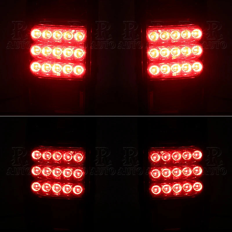 Turn Signal Lamp 2Pcs Rear Brake Tail Light for Toyota for Land Cruiser FJ80 1991-97