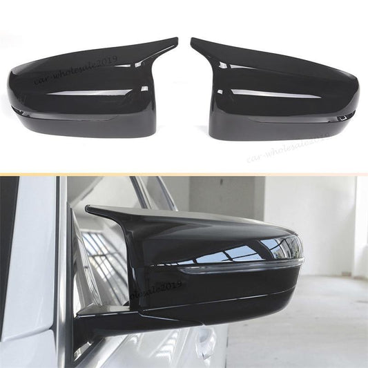 Suitable for 2017 - 2022 for G30 G20 G11 G12 M-Type Glossy Black Side Mirror Cover - v