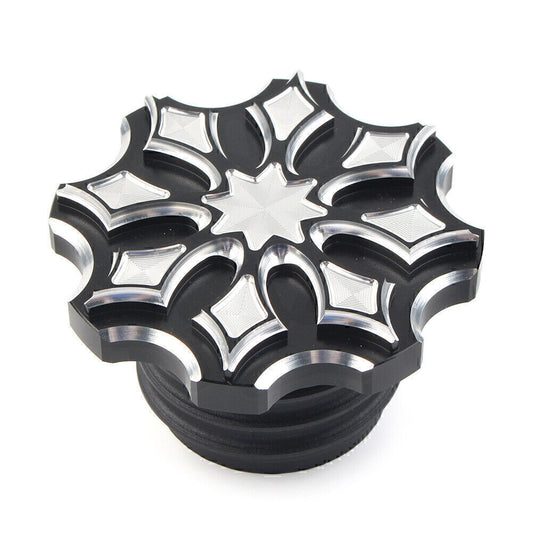 Fuel Gas Tank Cap Cover Fit for Harley Sportster Touring Softail Dyna 92-17 Q
