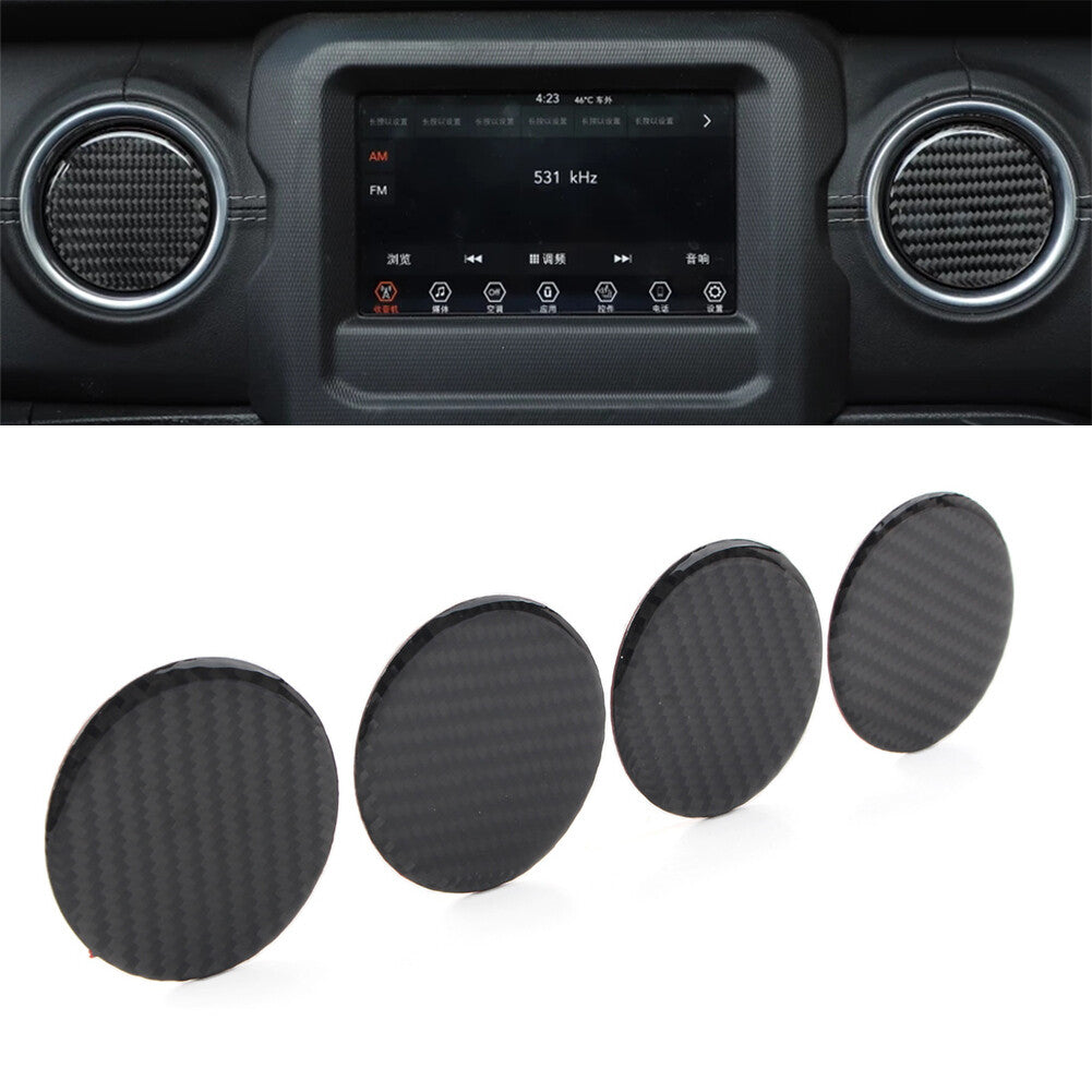 Dashboard Air Condition Vent Cover Trim Fit for Jeep for Wrangler JK JL 2007-2022