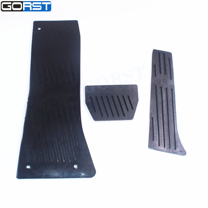 Foot rest brake fuel gas accelerator pedal for new X5 X6 AT with M logo v