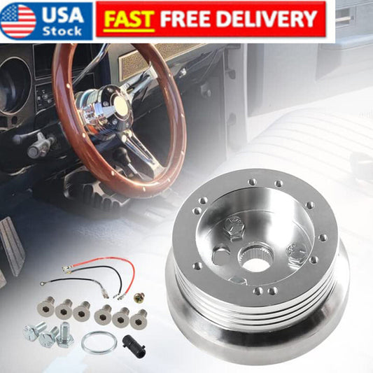 5-hole and 6-hole steering wheel hub adapters, automotive short wheel hub connector bolt accessories - n