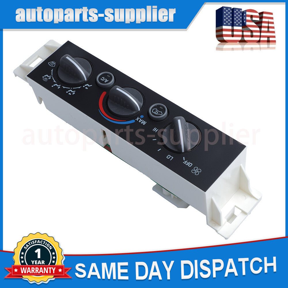 Heater/Air Conditioner Control Panel Switch Unit 16231175 Suitable for Chevrolet C1500 K1500 (1996-99)