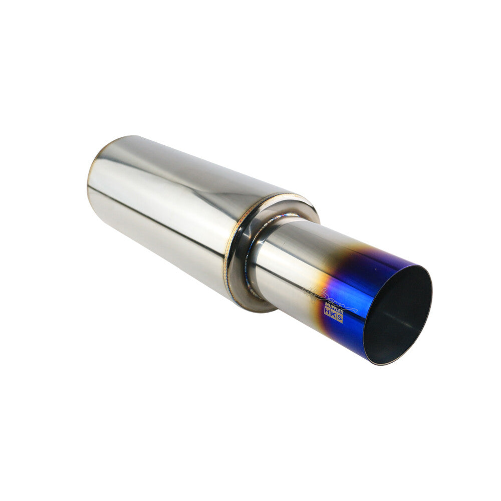 1PC 2.5 ID 3.5 OD Great Sound Exhaust Muffler Tips 5 Body Resonator HP
