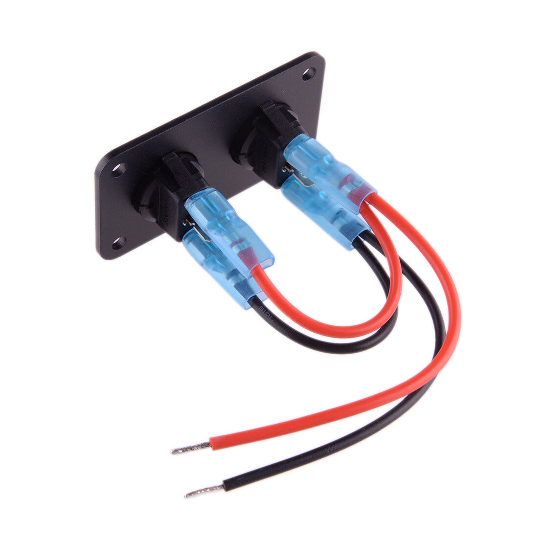 Gang for Mini Rocker Toggle Switch Panel for Car RV Truck Blue LED Light v